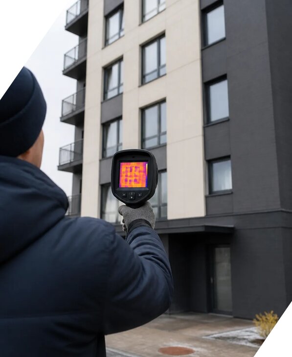 Тепловизионное обследование зданий в Шелехове от 5358 р. | ЭкспертизаРоссия