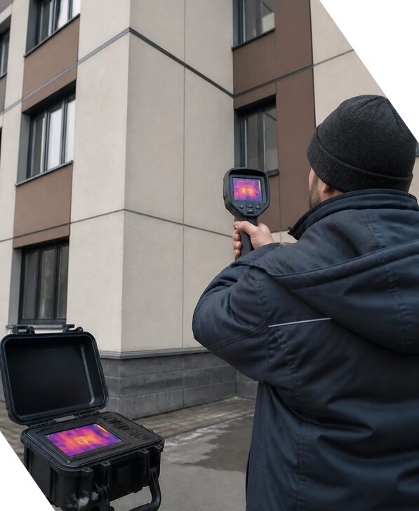 Тепловизионное обследование зданий и сооружений в Шелехове